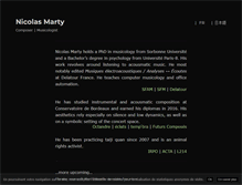 Tablet Screenshot of nicolas-marty.com